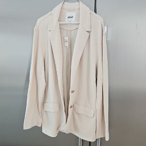 NWT Aerie Soft Cream Blazer Jacket
